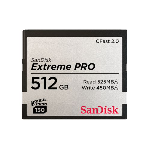SanDisk Extreme Pro CFast 2.0 Card 512GB